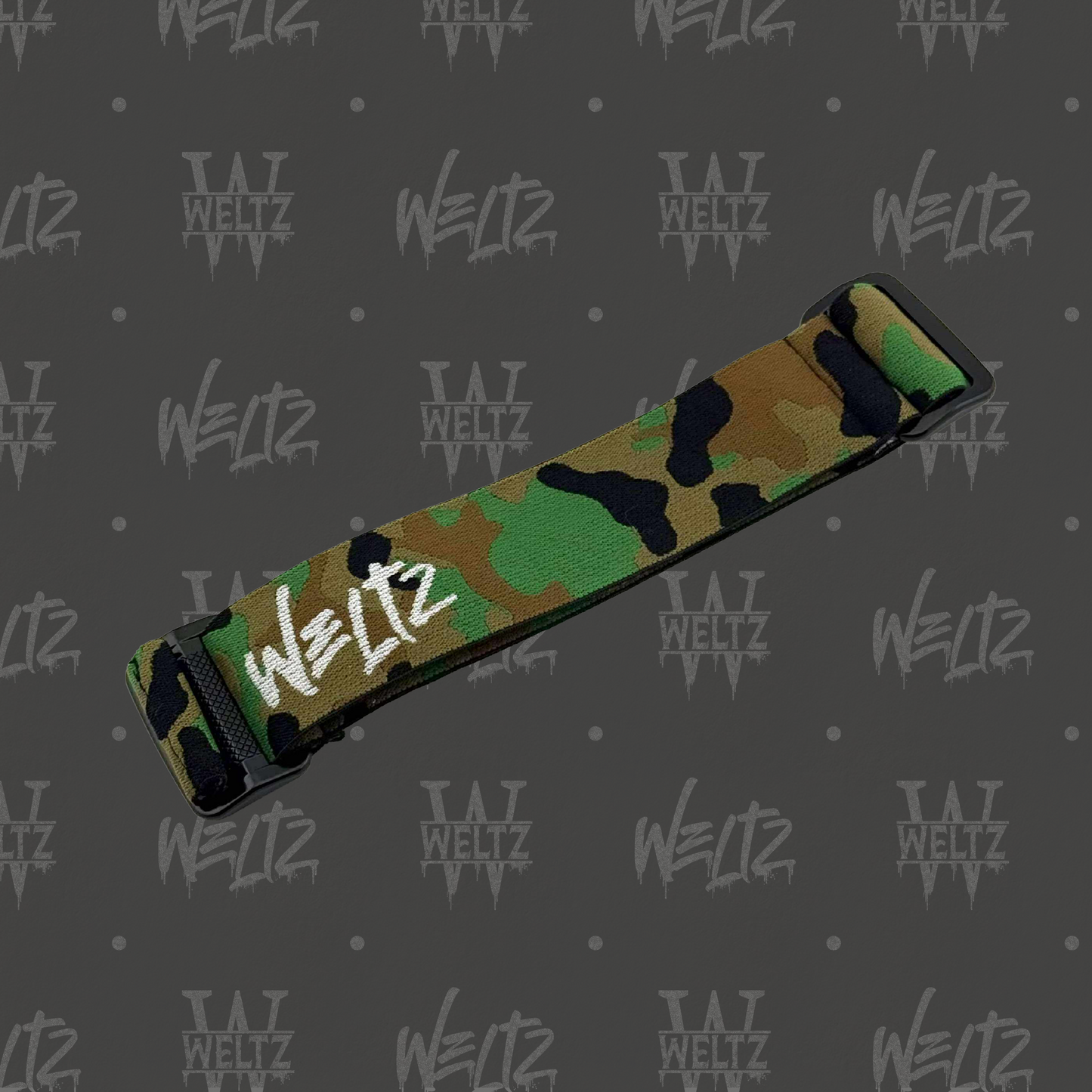 Woven Strap - Green Camo