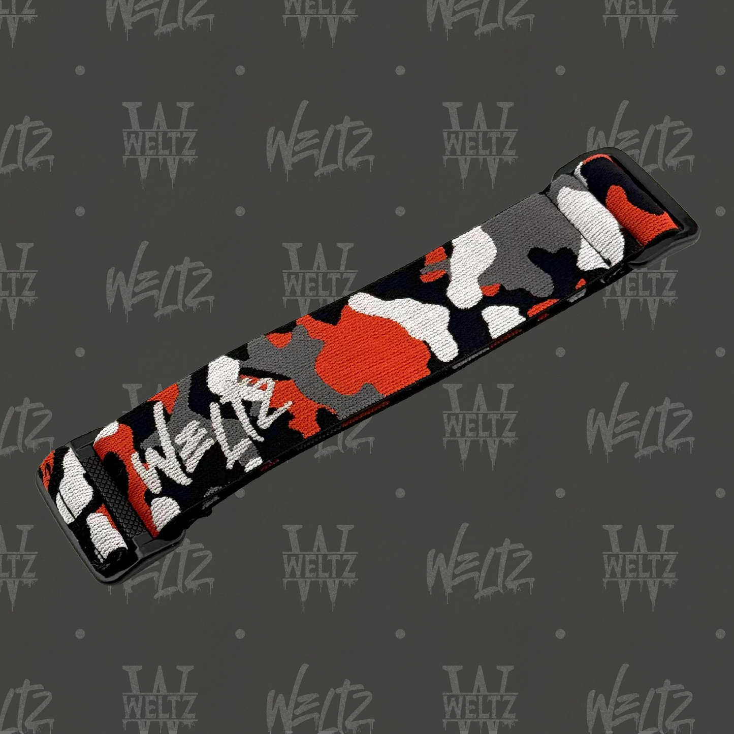 Woven Strap - Red Camo