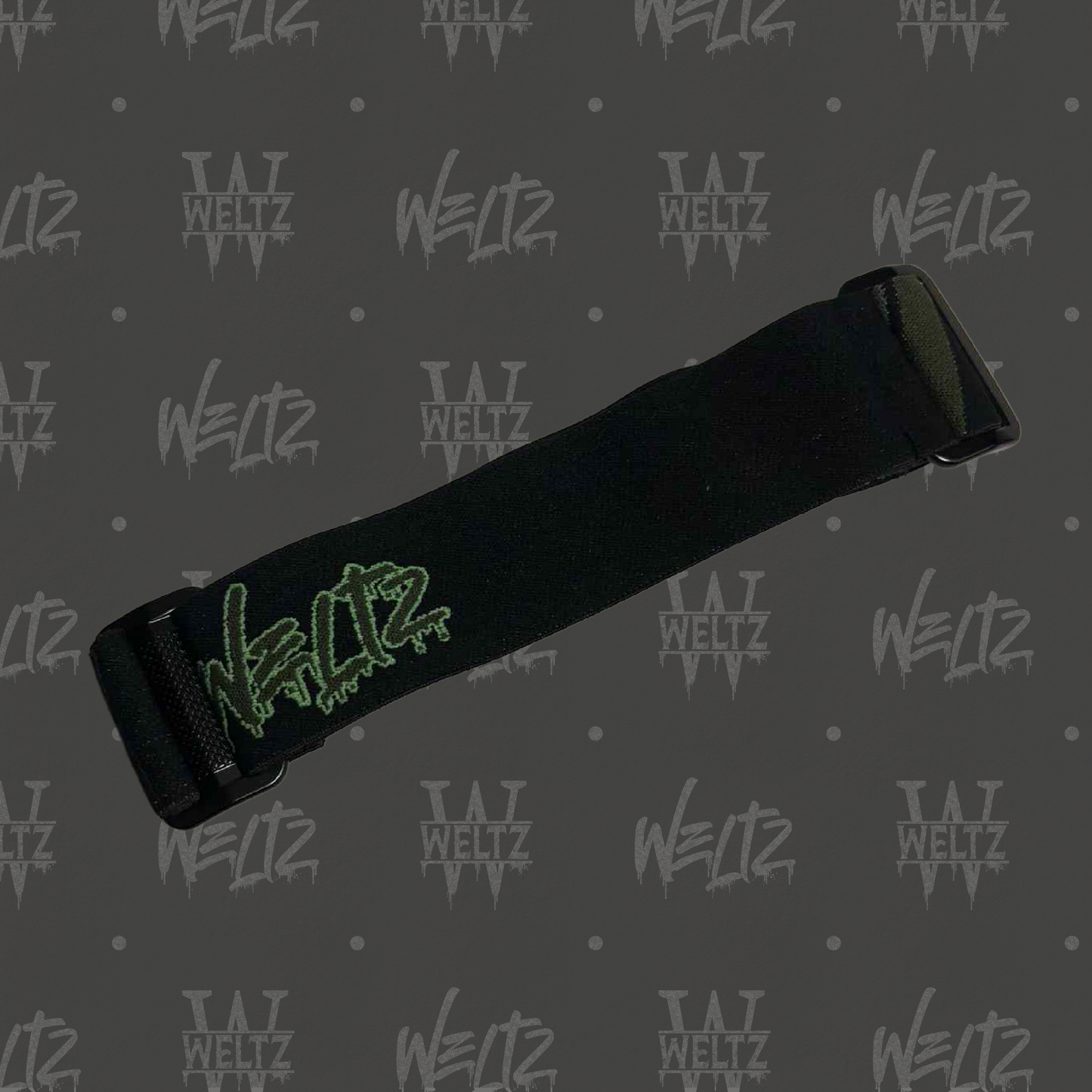 Woven Strap - Green Stripe