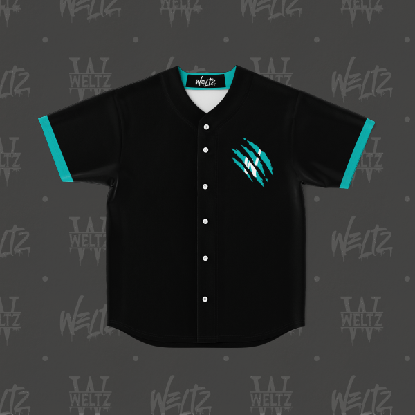 Baseball Jersey - Teal (Sublimated)