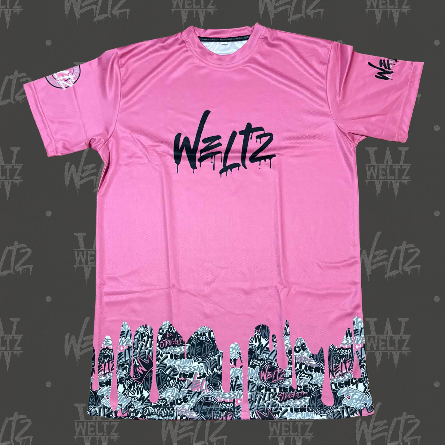 Undershirt - Pink Sticker bomb V2