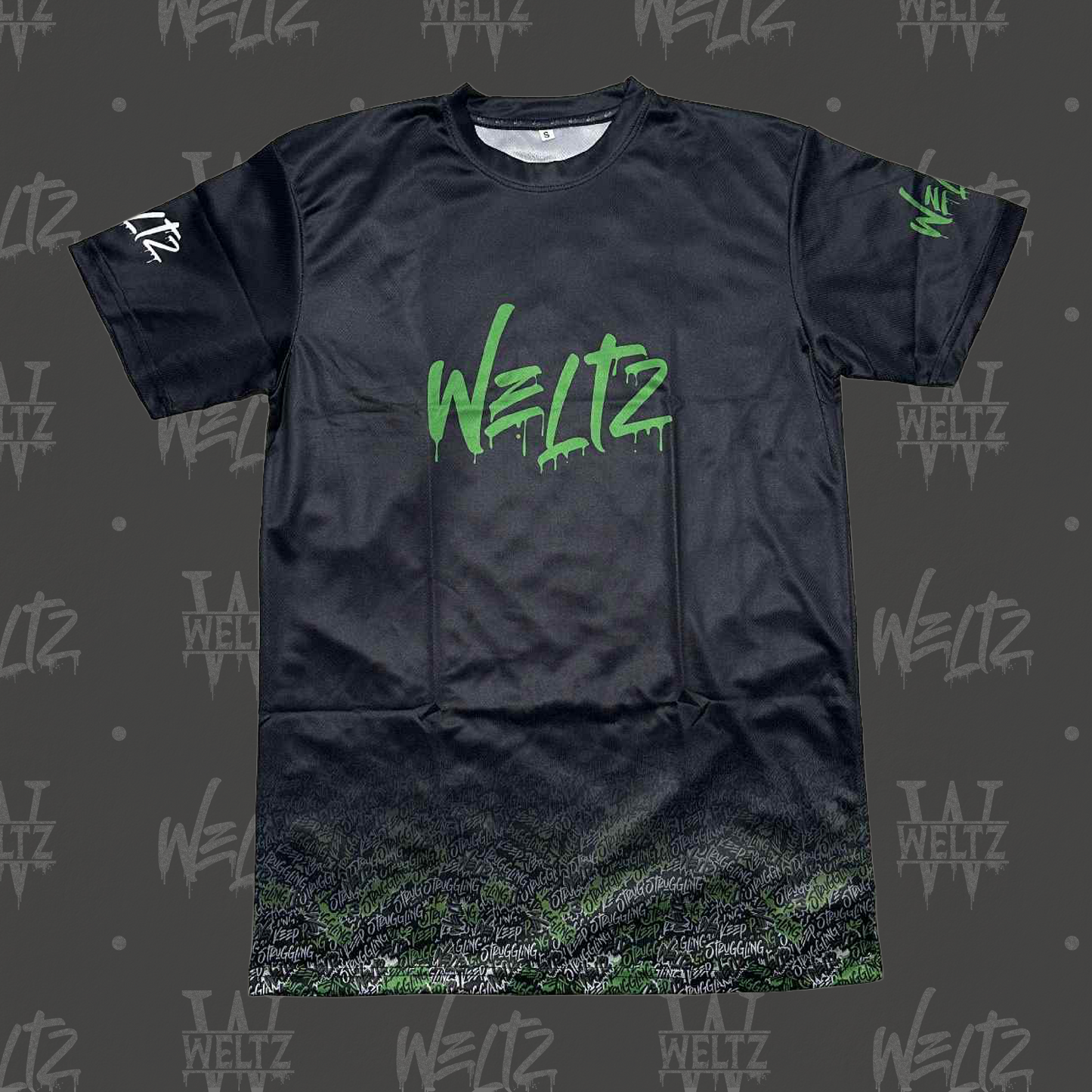 Undershirt - Sticker bomb Green