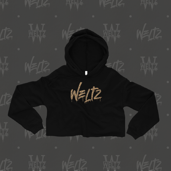 Crop Hoodie - Cheetah Print