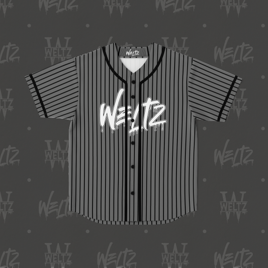 Baseball Jersey - Gray Stripes (Sublimated)