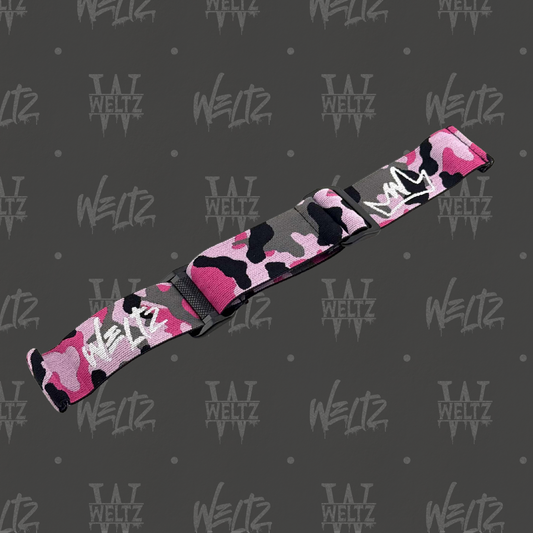 Woven Strap - Pink Camo