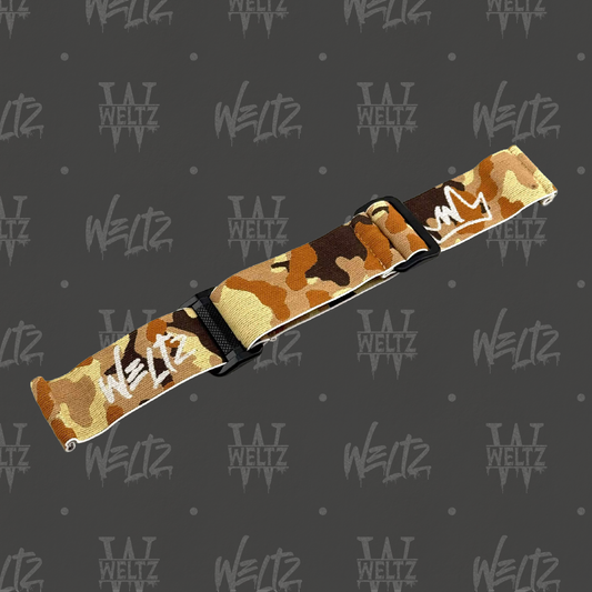 Woven Strap - Tan/Brown Camo