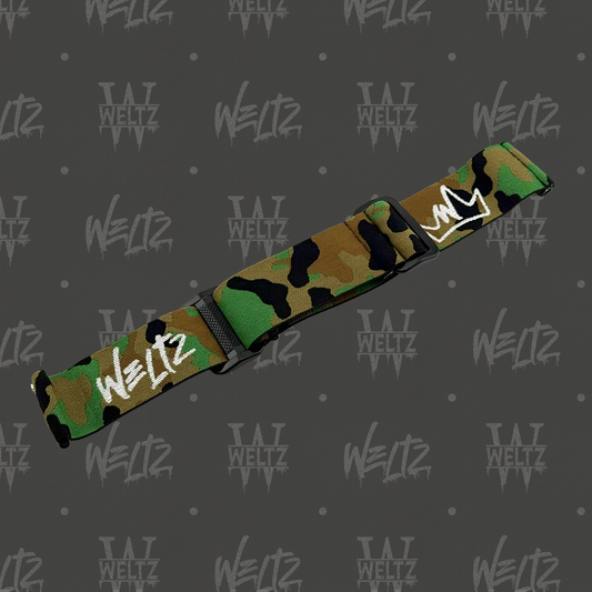 Woven Strap - Green Camo
