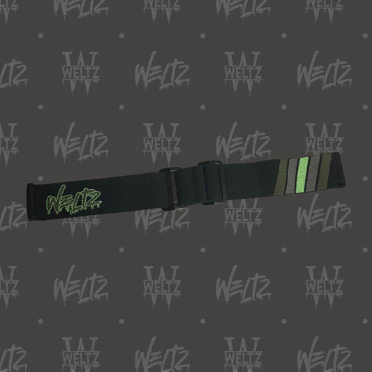 Woven Strap - Green Stripe